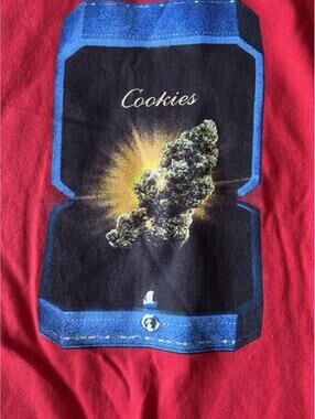 Cookies Red Long Sleeve Tee NWT
